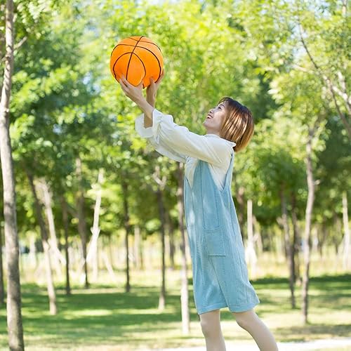 Miniatura 6 de XIYUAN Pelotas deportivas rellenas de 11 pulgadas, almohada redonda de felpa de fútbol de baloncesto, almohada suave y duradera, decoración de