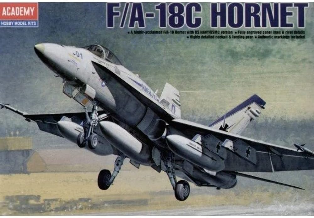 Academy 1: 72 - Mcdonnell Douglas F/A-18C Hornet