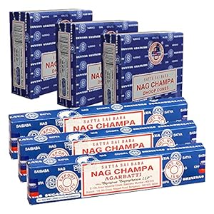 Nag Champa Incense Sticks and Nagchampa Incense Cone Variety Pack Bundle Insence-Sticks Insence Insense Insiensos Nag Champa Incense Sticks and Nagchampa Incense Cone Variety Pack Bundle Insence Sticks Insence Insense Insiensos