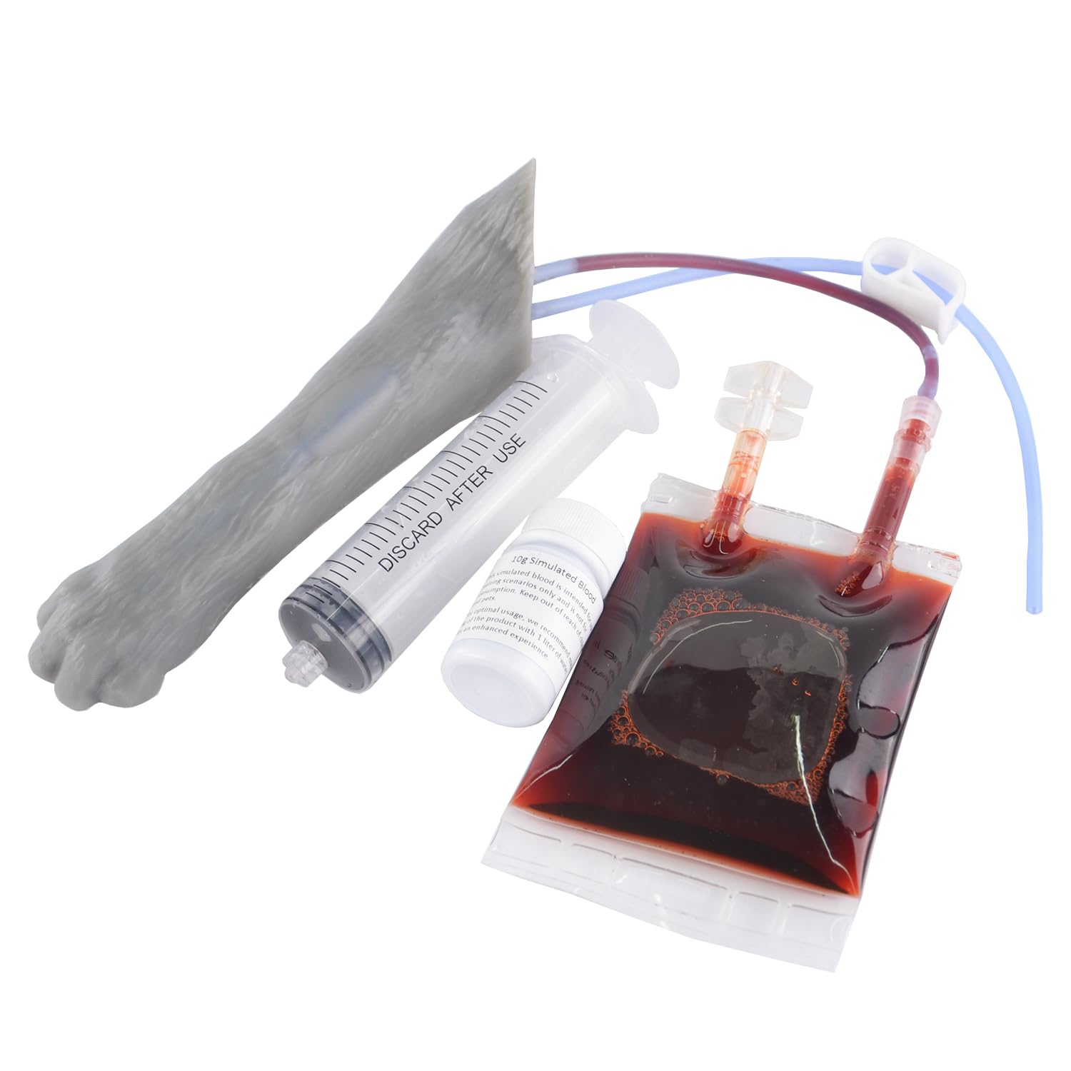 Feline Cat IV Blood Draw & Catheterization Leg – Veterinary Cat IV Practice Kit for Students, Veterinarians, and Training