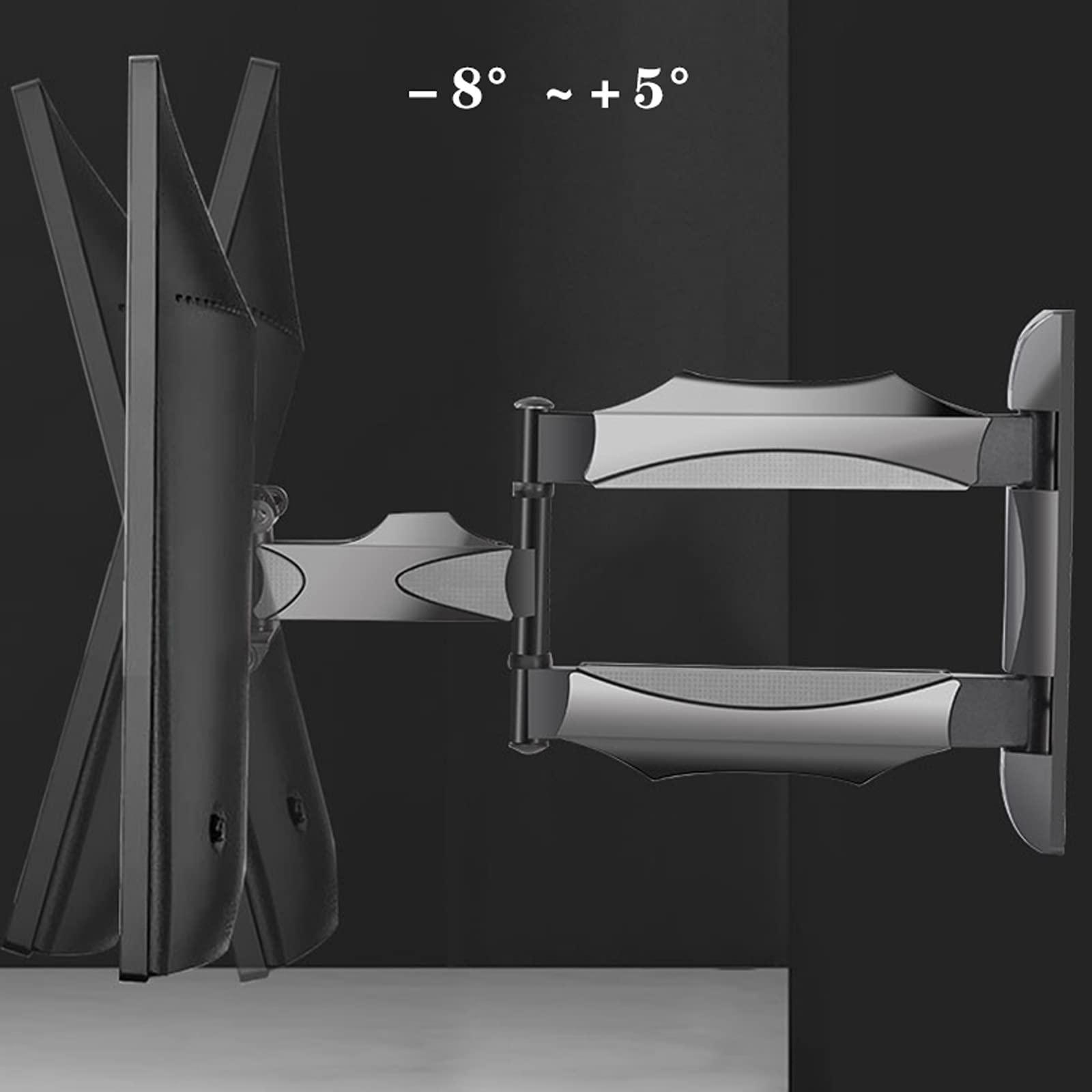tv Stand 32 "-58" tre braccio TV Staffa girevole Full Motion TV Rotazione di inclinazione dell'estensione della staffa di montaggio a parete, tiene fino a 62 libbre, max VESA 40. 0x400mm. .per casa, u