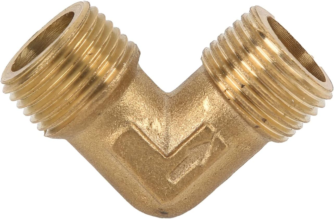 Air Compressor Elbow, Right Angle Pipe Joint Brass Pump Check Valve