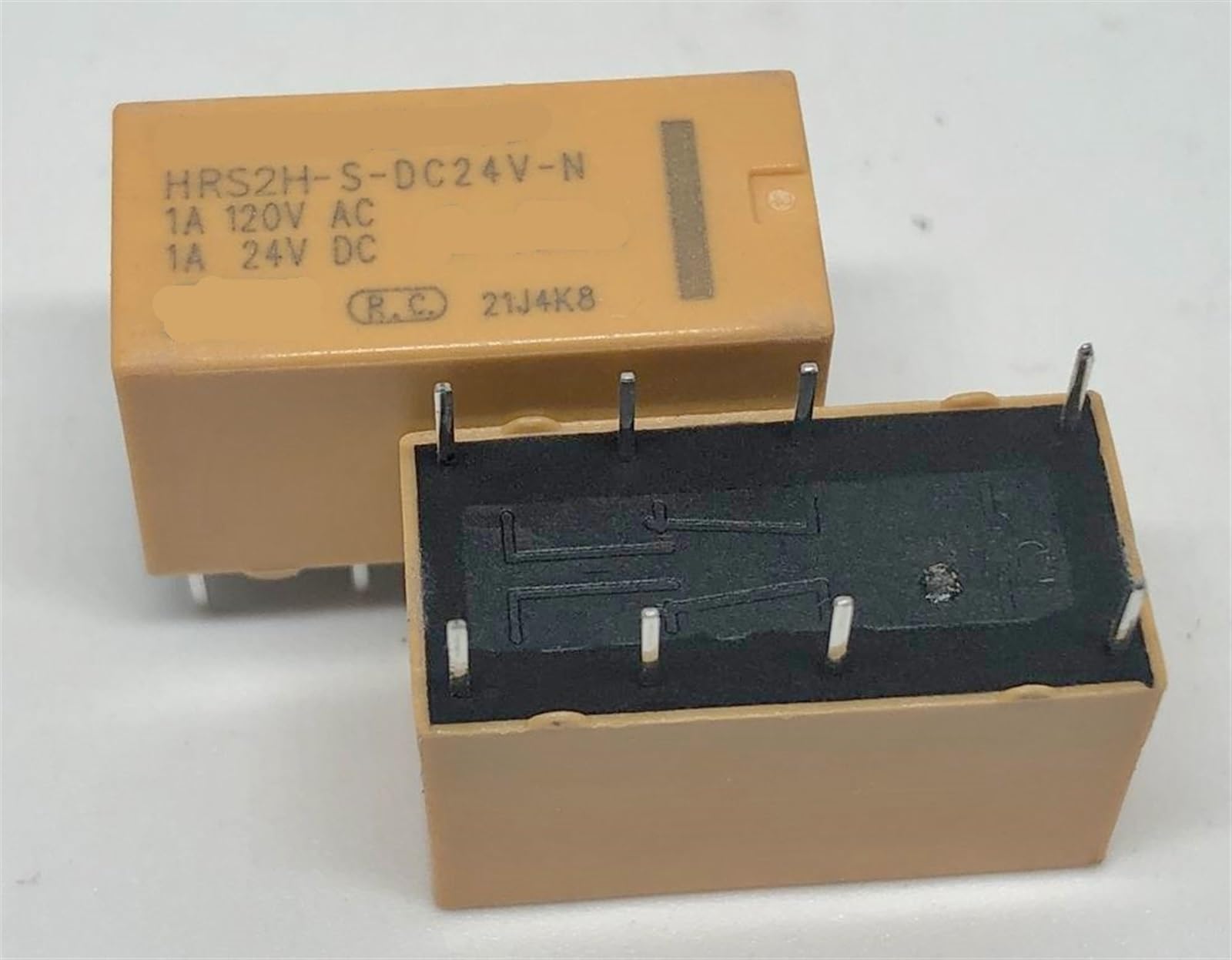 Relé HRS2H-S-DC5V-N de 8 pines componente electrónico miniatura 1 pieza 4