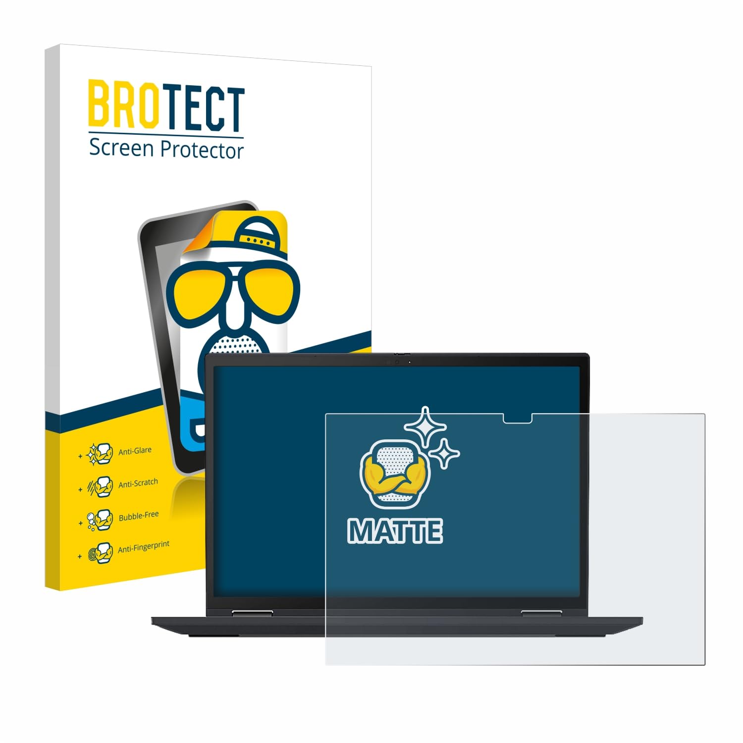 brotect Pellicola Protettiva Opaca per Lenovo ThinkPad X13 Yoga Gen 2 Pellicola Protettiva Anti-Riflesso