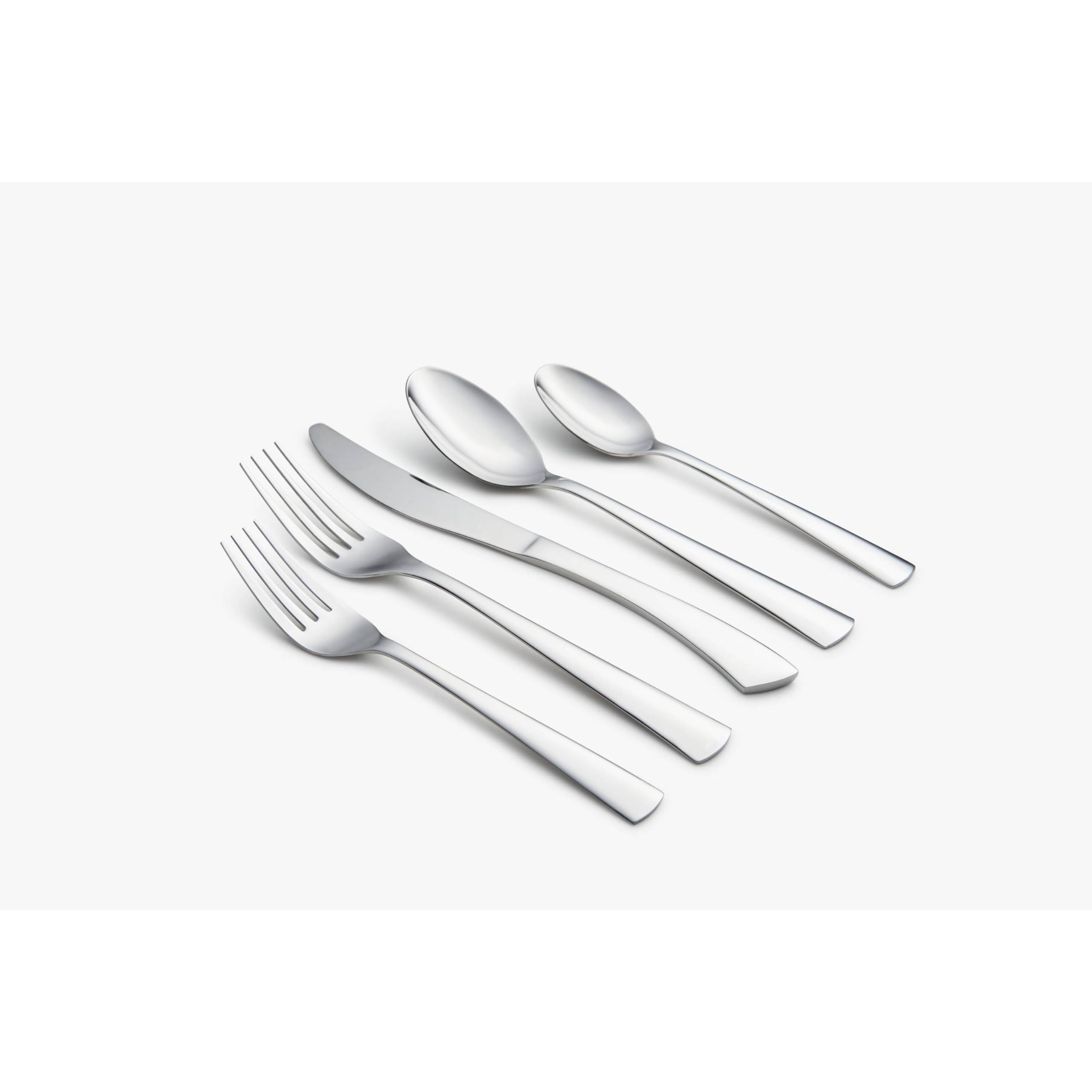 Amazon.com: Cambridge 324120CSLG12 Aladin Mirror 20-Piece Flatware