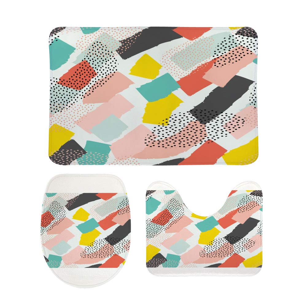 Tapis de bain antidérapants Memphis lavables pour éviter les glissades
