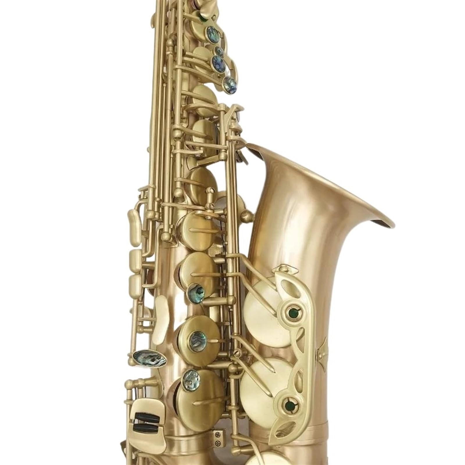 Saksofon altowy E-flat z podwójnym żebrem wzmocniony jeden do jednego saksofon jazzowy z etui Saxofone Alto profesjonalny Saksofon (Color : Cloth bag)