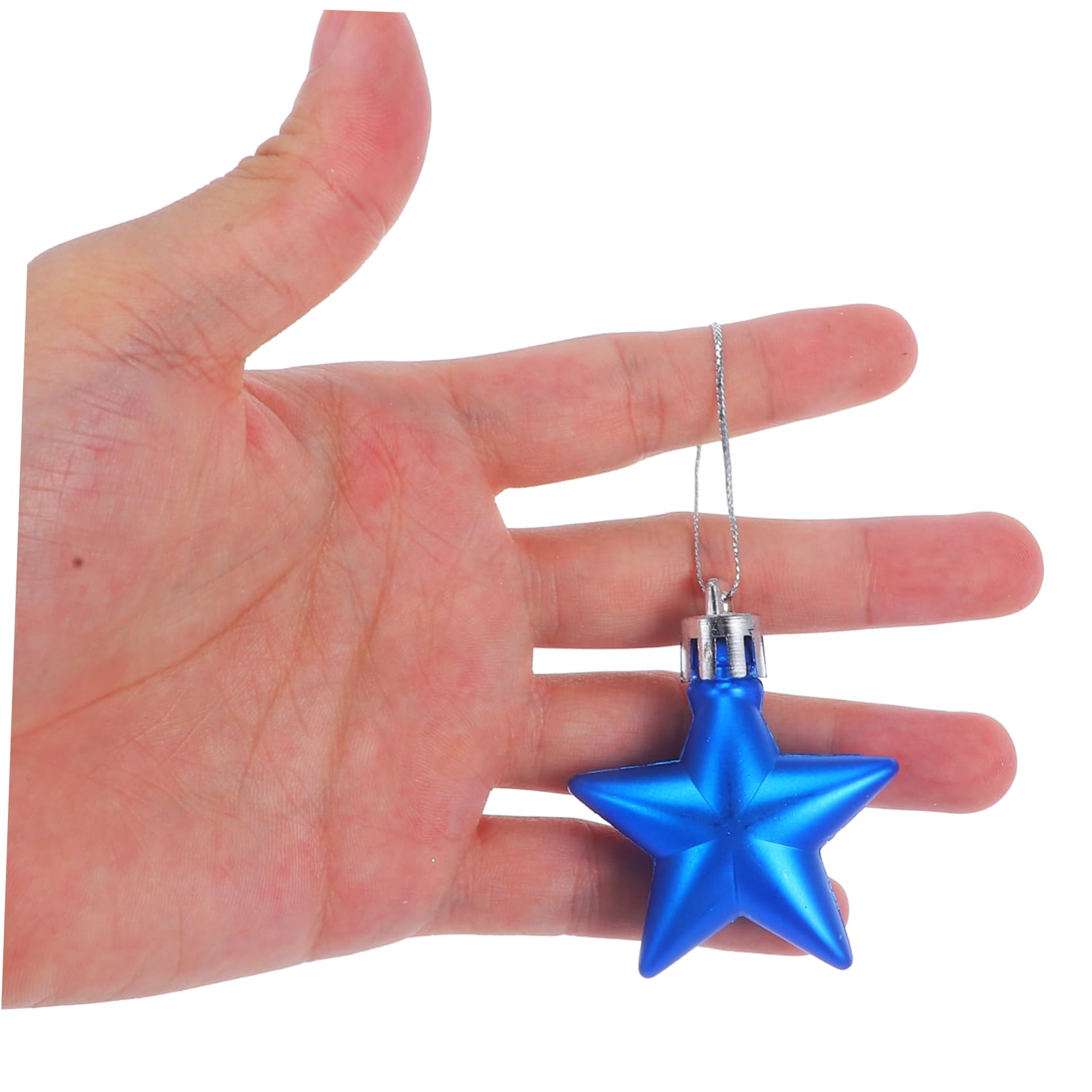 PRETYZOOM 5 Set Di Ornamenti Natalizi Pendenti A Forma Di Stella Decorazioni Natalizie A Forma Di Stella 12 Pezzi * 5