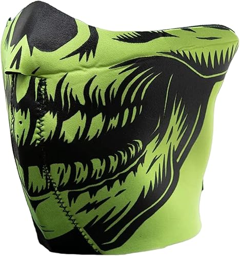 First Mfg Co - GR - Unisex Motorcycle Full Face Riding Mask - Neoprene