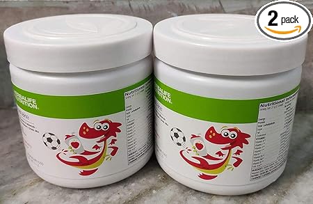 Herbalife Nutrition Dinoshake, Strawberry Flavour (200 g Each) -2 Pack for Children