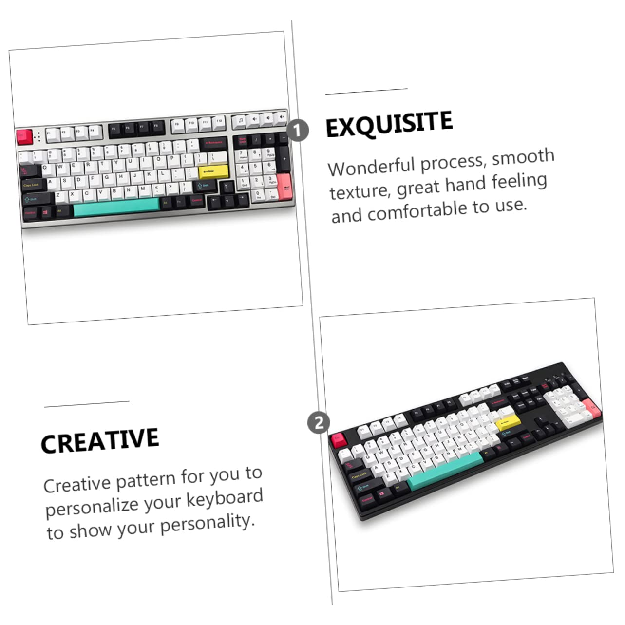 DOITOOL Tecla para Teclado Mecánico De Teclas Pbt Personalizadas Altura Original Decoración para Ordenador