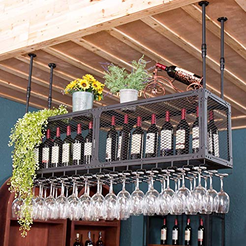 Soporte para botellas de vino 120x35x45 cm 2 niveles miniatura 3