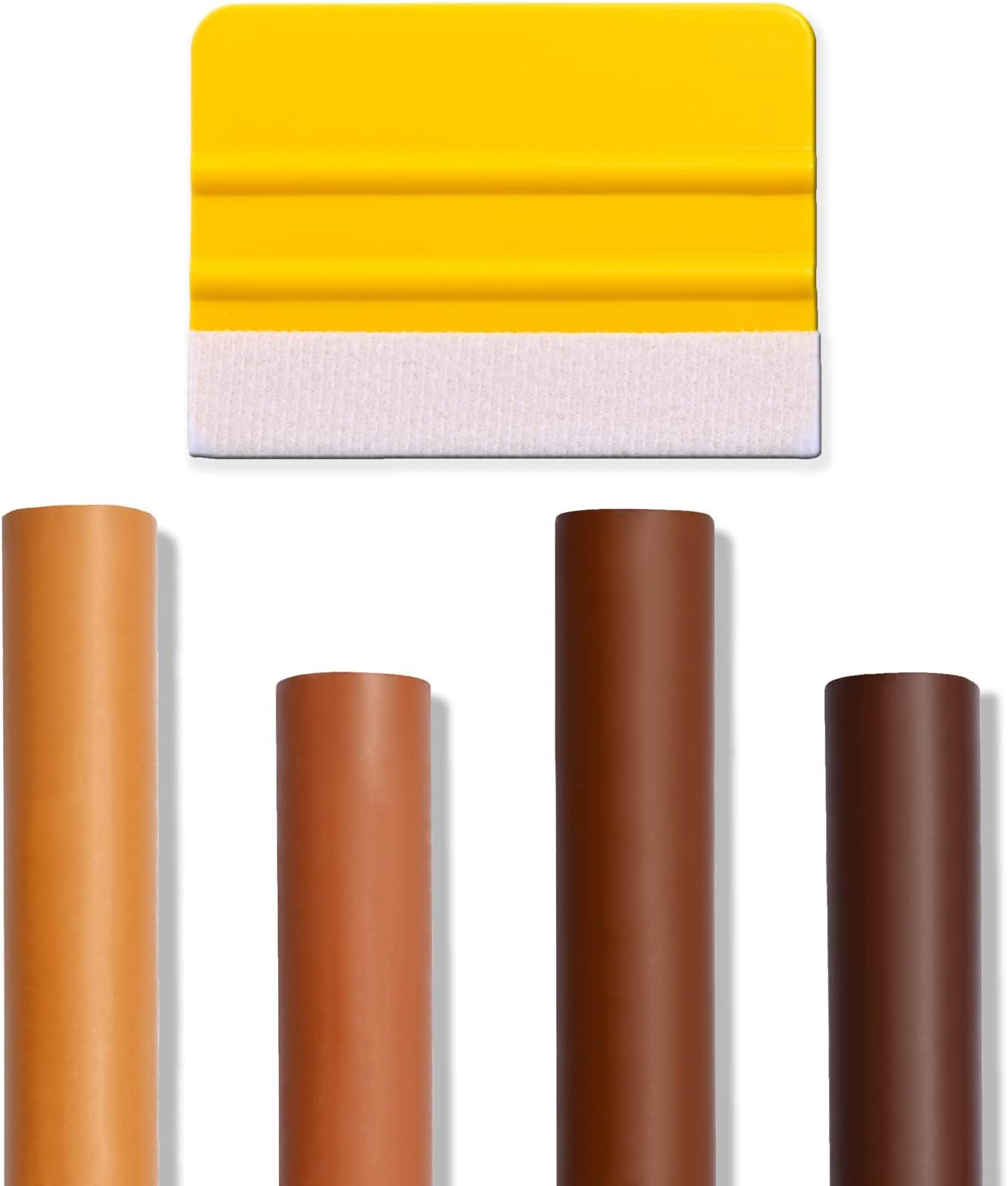 11CM Wax Filler Sticks With Scraper For oak Wood Laminate Floor Repair Kit, Filler Sticks, Furniture Repair, Scratch Repair(4 Pcs)