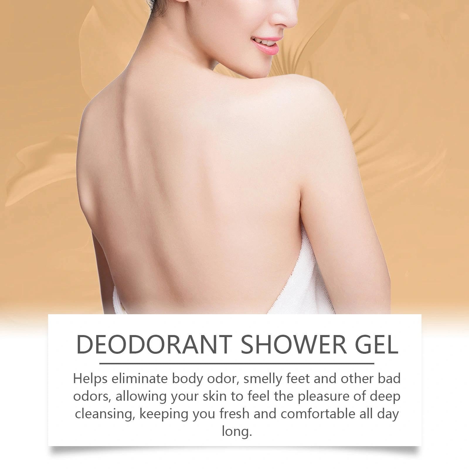 Persimmon Body Wash 120ml - For Body Odor Control - Shower Gel For Women With Coconut Oil - Persimmon Shower Gel, For Strong Odor Smell Remove - Deeply Cleansing & Moisturizing - Image 4