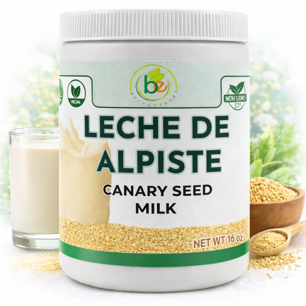Leche de Alpiste POLVO (16oz) Canary Seed Milk/ 100% Powder Natural Suplemento Alimenticio