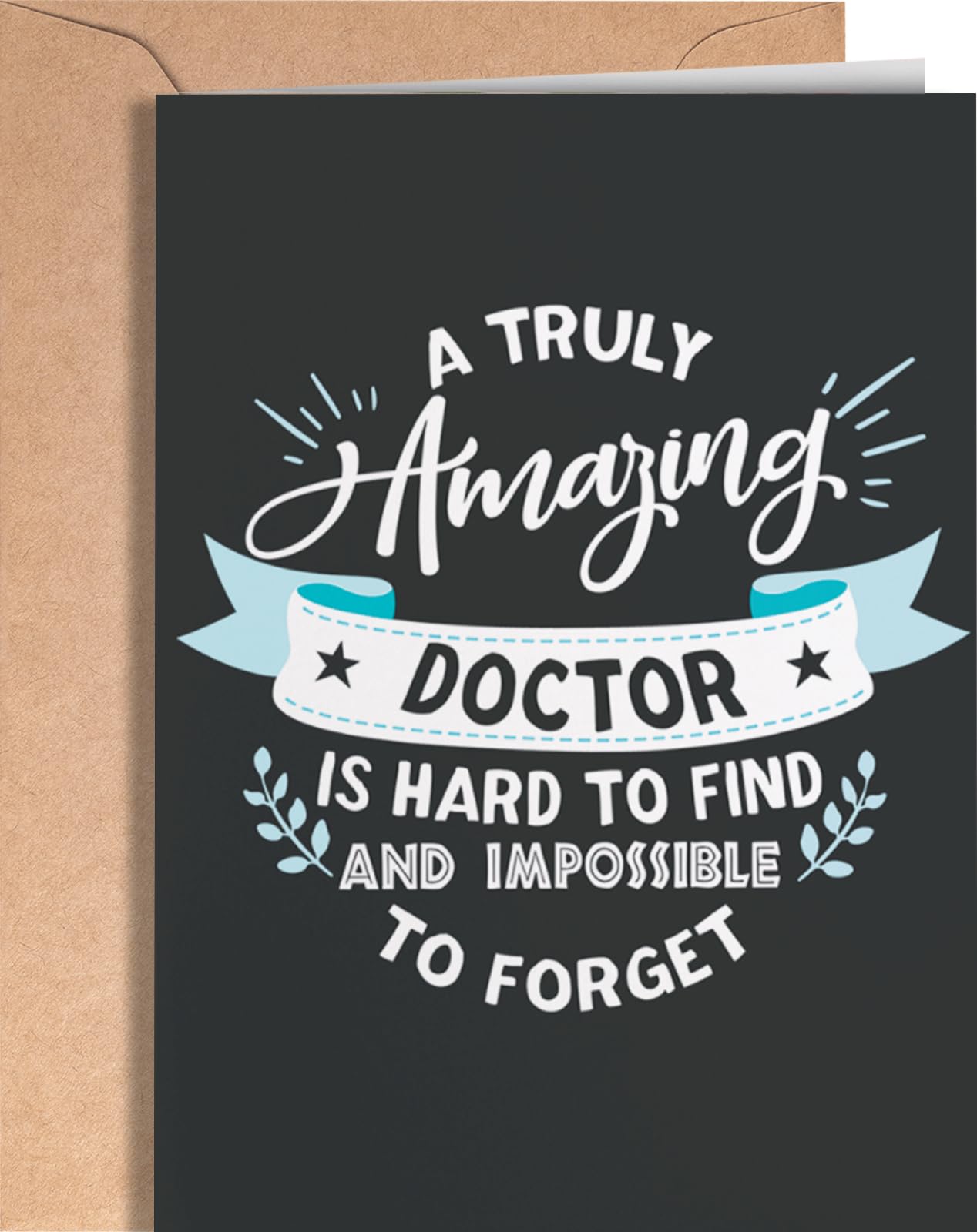 Thank You Card for Doctor | Awesome appreciation and gratitude card for men or women for any occasion: Birthday, Retirement, Graduation or just