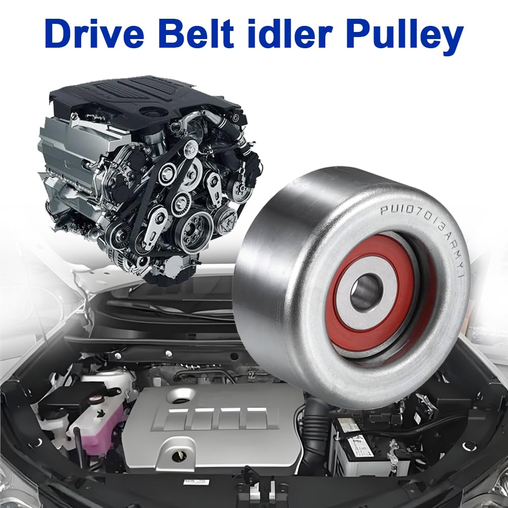 Drive Belt Idler Pulley Replaces OE:16604-31020 for Lexus ES350 GS350 GS450h IS350 RX350 2007-2021 for Toyota 4Runner Camry Tacoma RAV4 Highlander 2003-2021