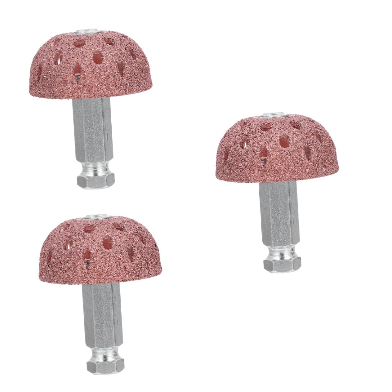 TOPBATHY 3 Sätze Reifenbufferrad Pneumatisches Buffing Wheel mit Adapter für Reifenreparatur Einfach zu Bedienen für Auto und Fahrrad