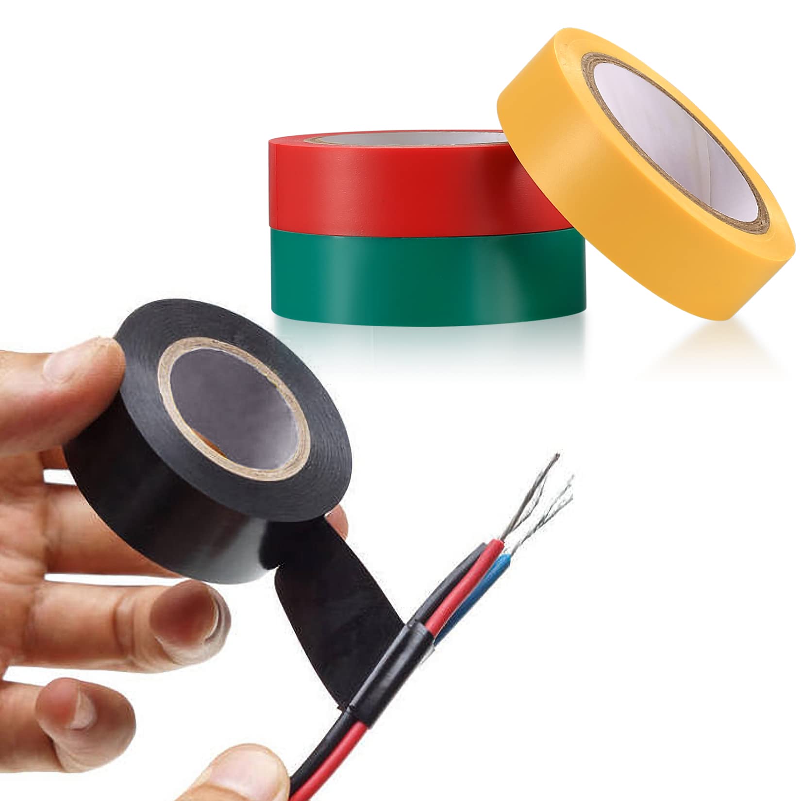 Nastro Elettrico Nero Impermeabile Resistente Al Calore Nastro Isolante - Foto 5