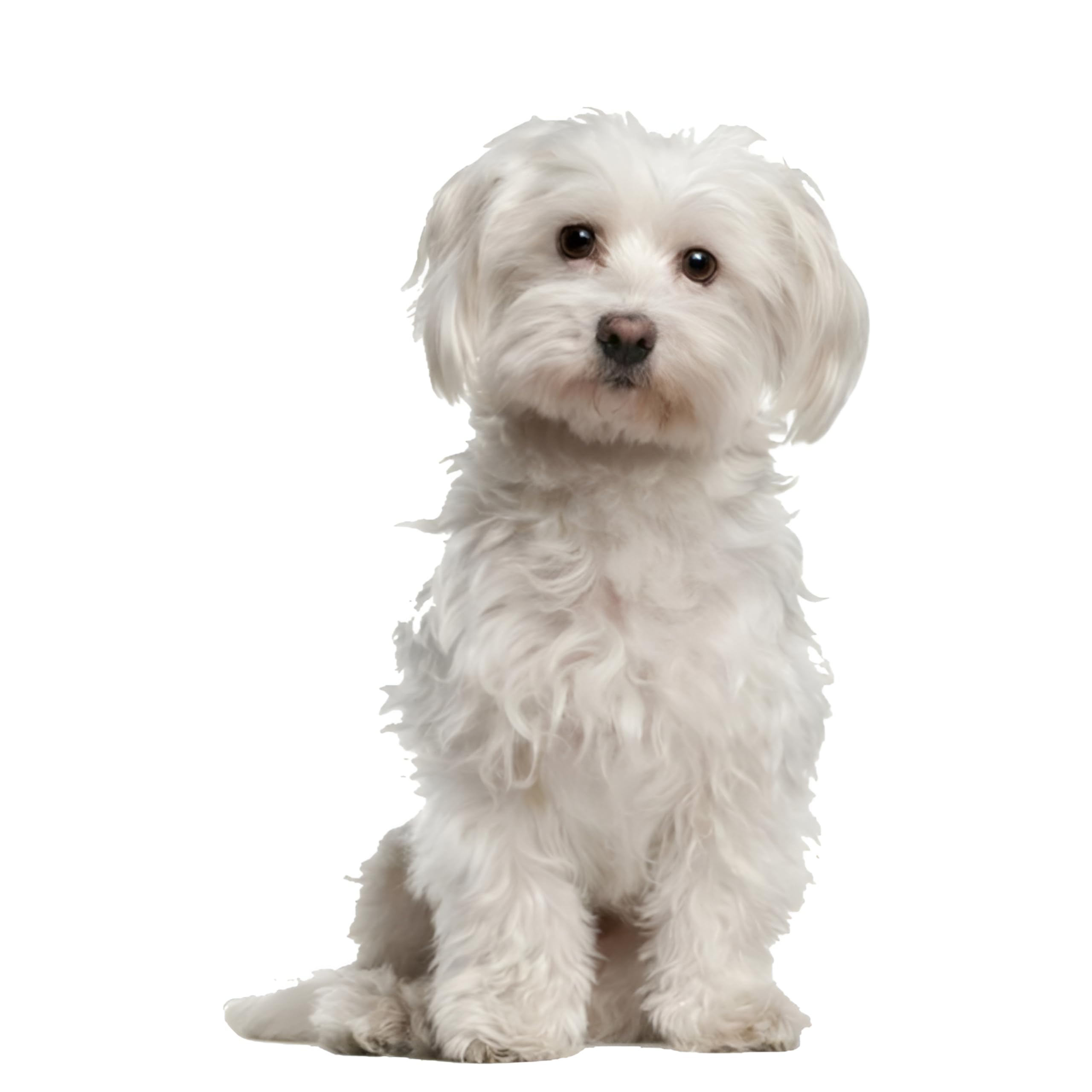 Autoaufkleber 25cm(9.8 Inch) Malteser Aufkleber Lustig Maltese Car Sticker Malteser Haustier Hund Wasserdichte Aufkleber 3D Zerrissen Metall Reflektierende Aufkleber