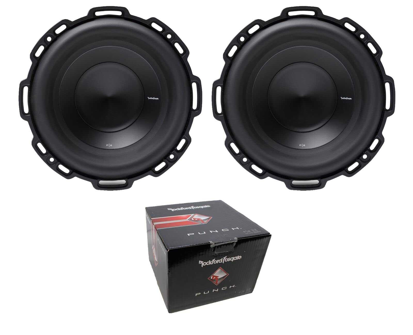 Amazon.co.jp: 2) ROCKFORD FOSGATE P2D4-8 8インチ パンチ P2