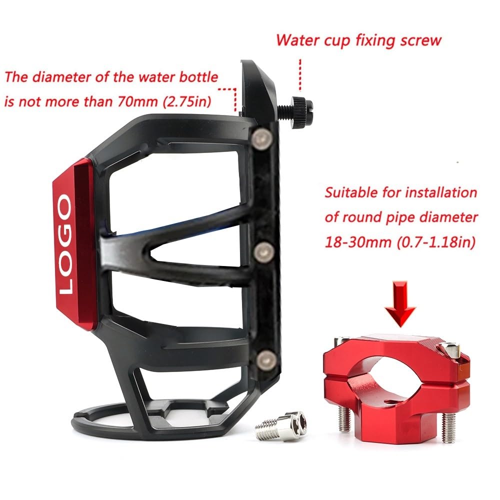 Portabotellas Motocicleta para África Twin CRF1000L CRF1100L CRF 1100 1000 L Accesorios Universales De Motocicleta Soporte para Botella Agua Y Bebidas Portavasos