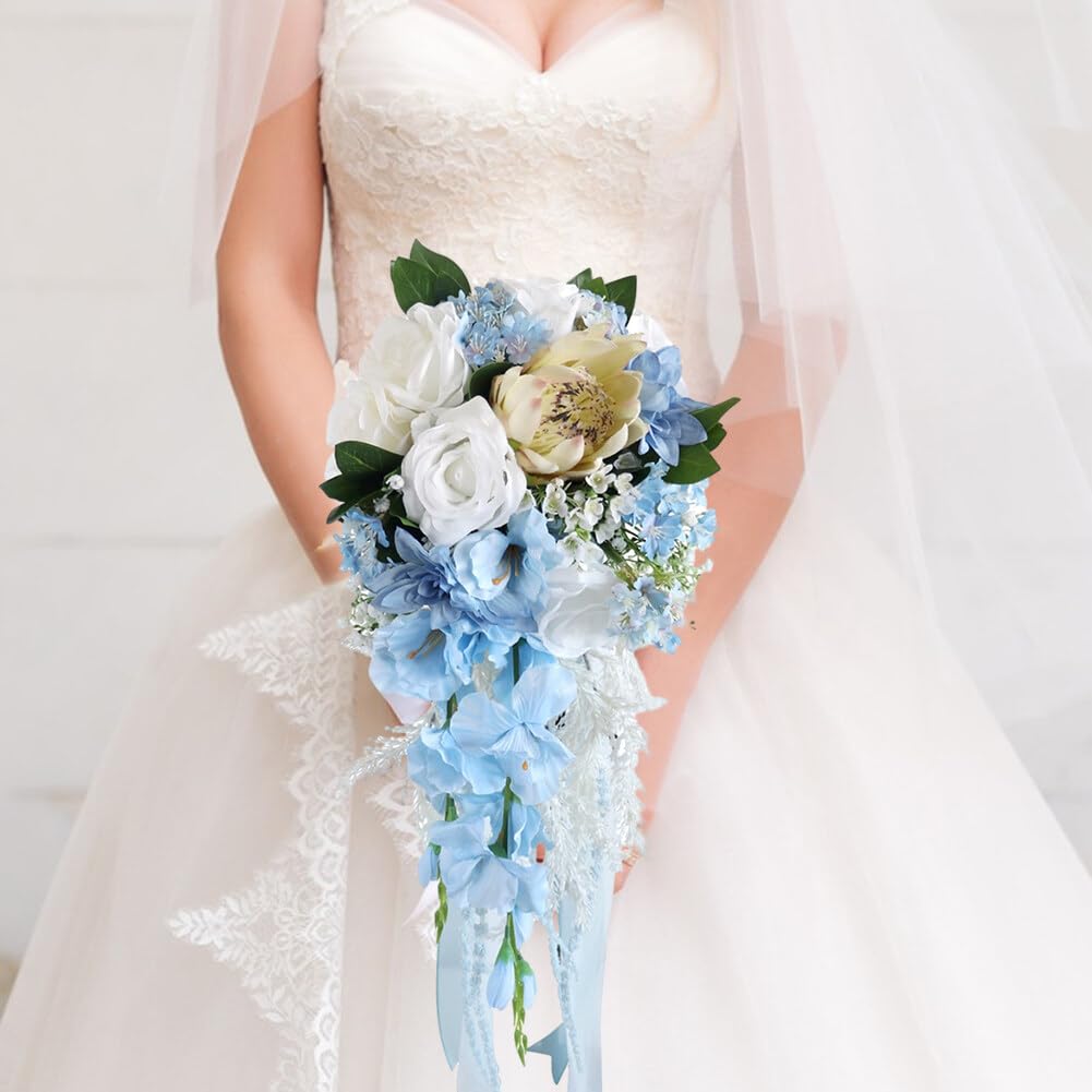 Fasce Da Polso Per Bouquet Da Sposa In Pizzo Con Fiori Artificiali - Decorazione Per Damigelle, Matrimoni, Feste