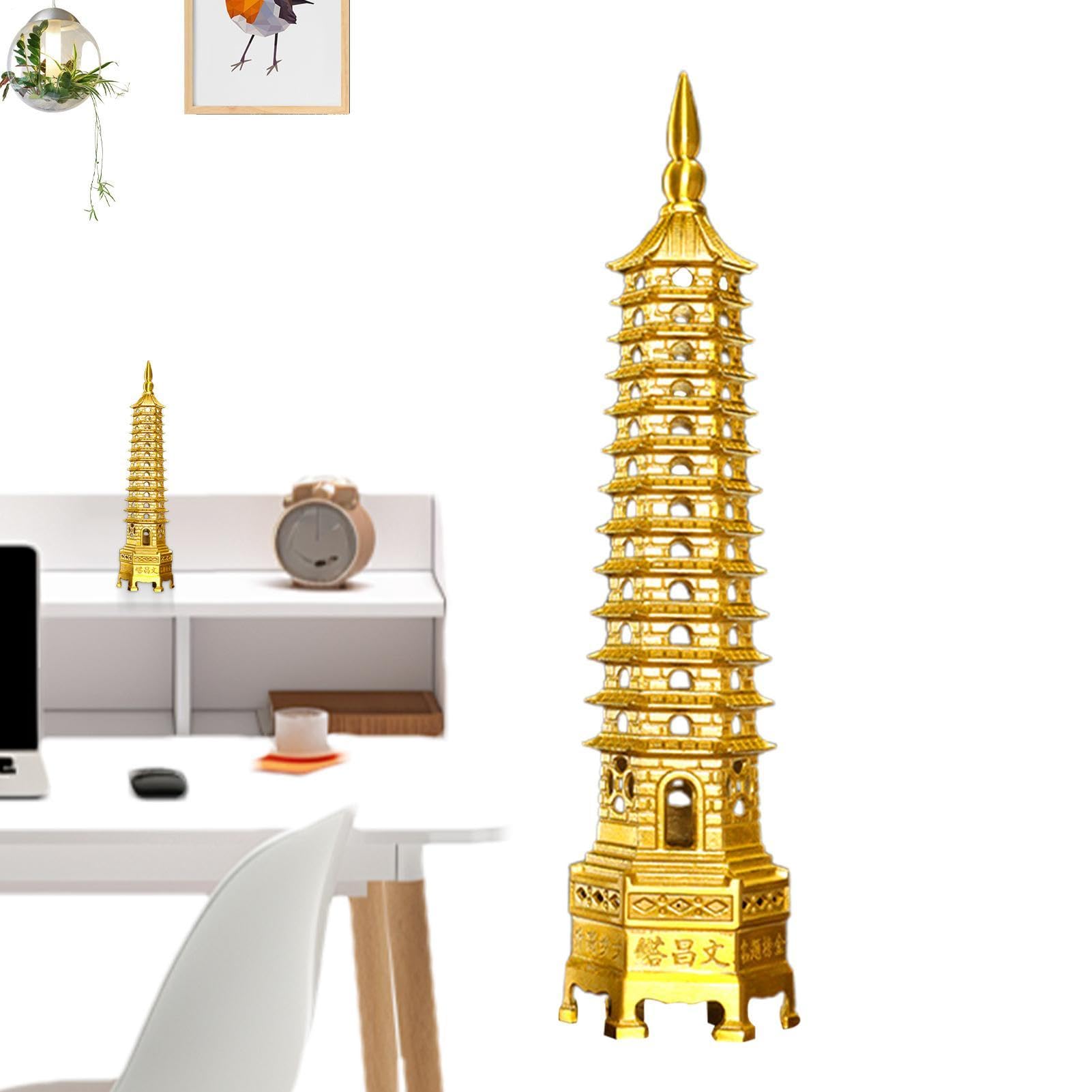 Figurines Tour en métal : un design élégant pour sublimer votre espace de travail