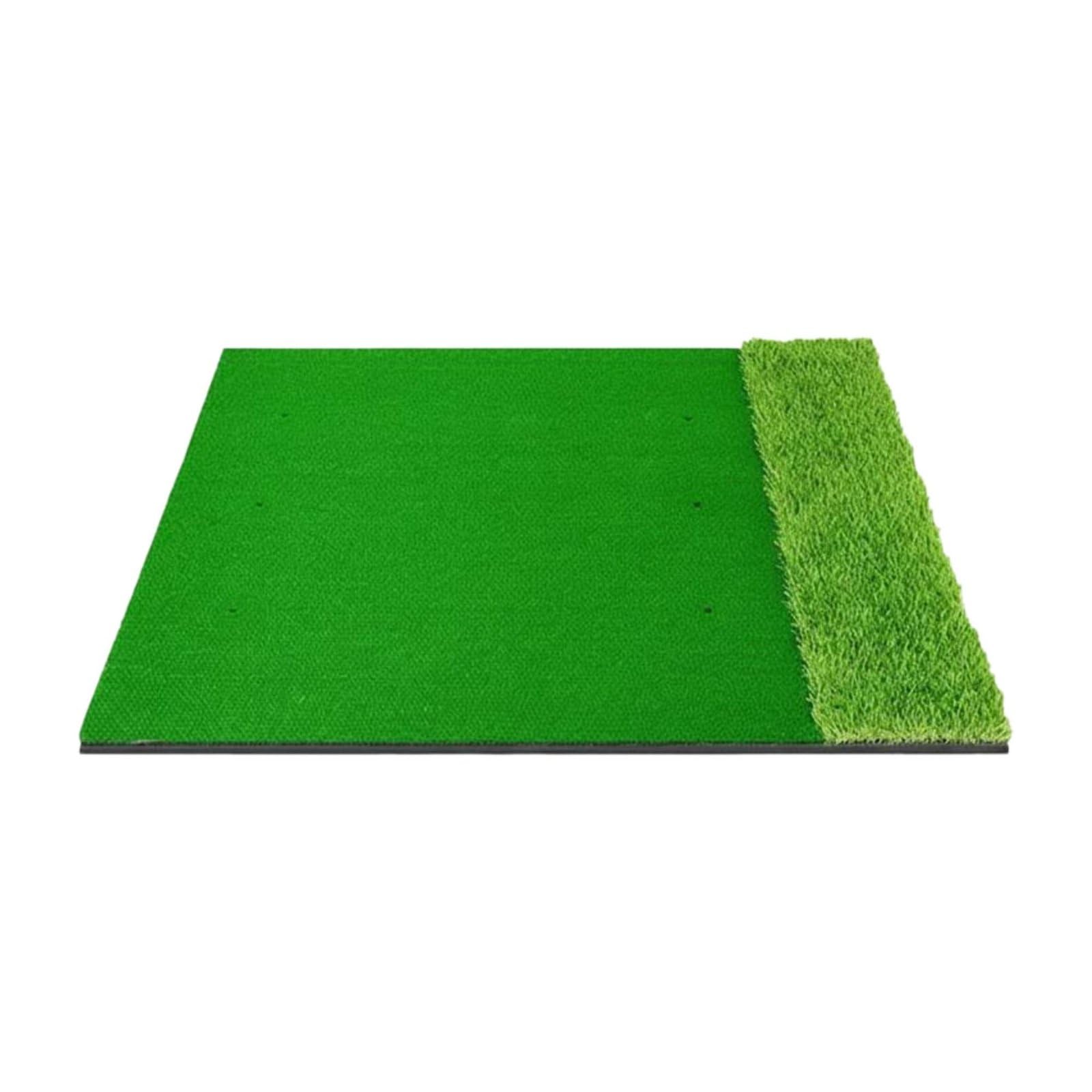 Baoblaze Alfombra de Entrenamiento de Golf Tapete Práctica Colchón Golpeo Base EVA Capa Estable Que No Se Mueve Césped Artificial Adecuada para Entrenamiento, 120 150cm, PP-Pasto Largo