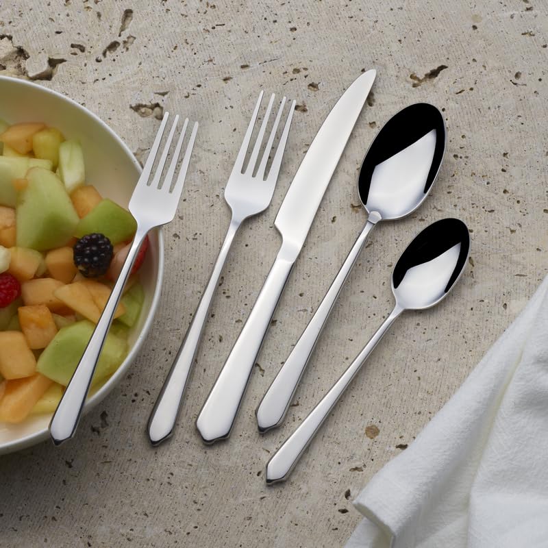 Amazon.com: Towle Living Zia 18.0 Forged 20 Piece Stainless Steel