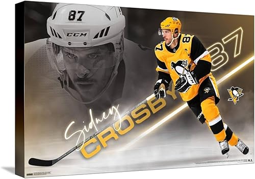 Miniatura 5 de Trends International NHL Pittsburgh Penguins - Sidney Crosby 21 Wall Poster, 22.37" x 34.00", Stretched Canvas