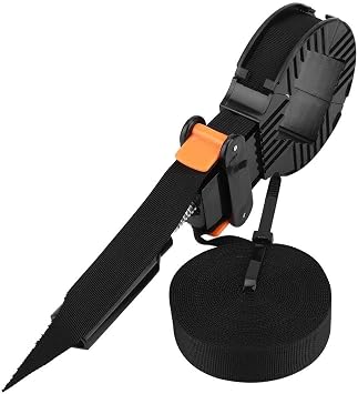 Band Clamp, Band Clamp 6M Nylon Strap Clamp Multi Function Belt Clamp Change Corner 4 Jaws Picture Frame Holder Woodworking Tool for Picture Strap Clamp(Strap Total Length: Approx. 6m / 236.2 inch)