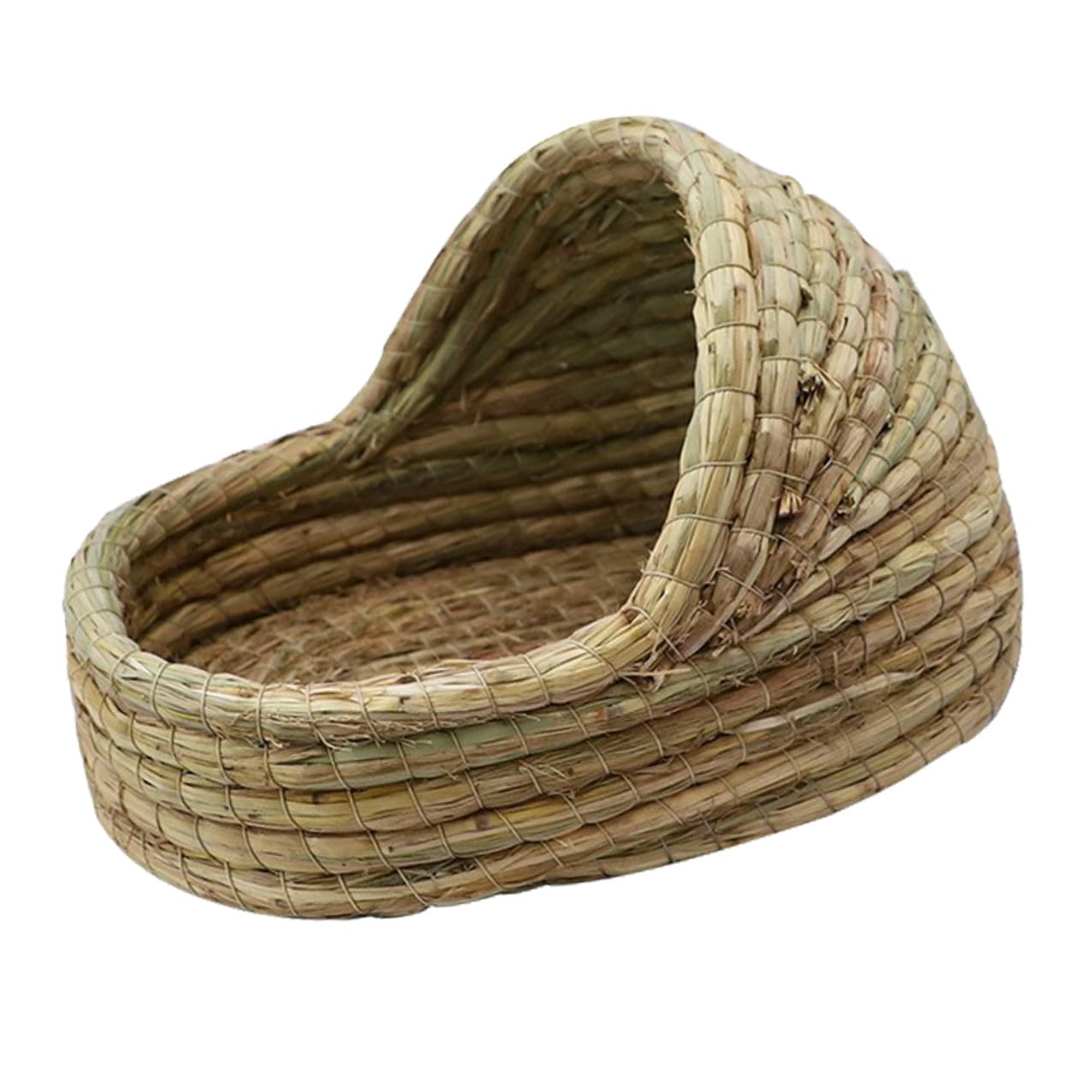 Levemolo Nido para Mascotas Pequeñas Casa para Conejos y Cobayas Cama Cómoda y Segura Material Natural para Morder Refugio Cálido y Duradero para Hámster y Roedores Pequeños