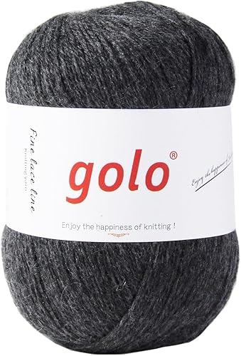 Miniatura 10 de golo Lana merino para tejer hilo de cachemira de 3 capas para ganchillo hilo de ganchillo