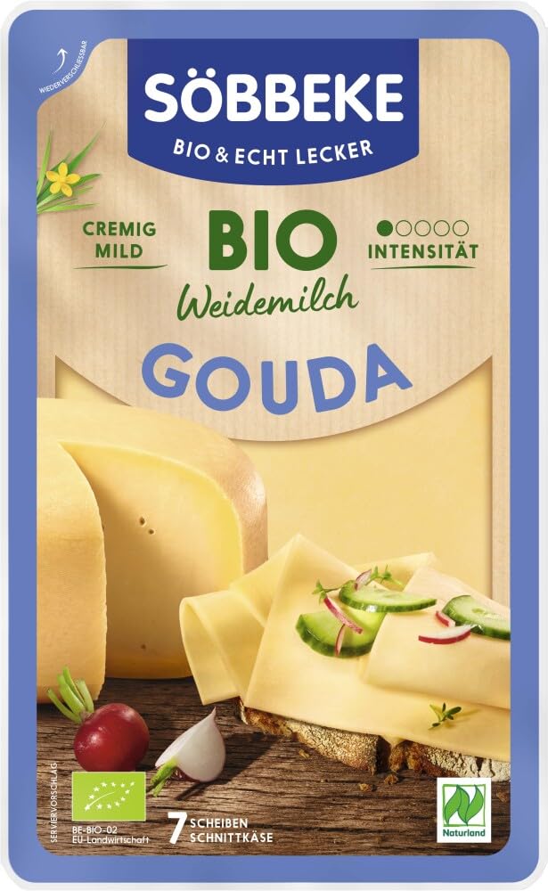 Bio Weidemilch Gouda Scheiben 12 x 125 g