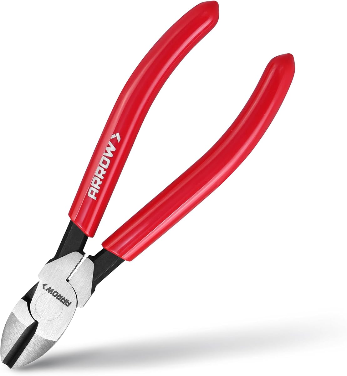 ARROW 6" High Leverage Diagonal Cutting Pliers, Wire Cutters, Side Cutters | Reinforced Jaws, Non-Slip Handle, Premium High Carbon Steel, Comfortable Grip, For Cutting Wires