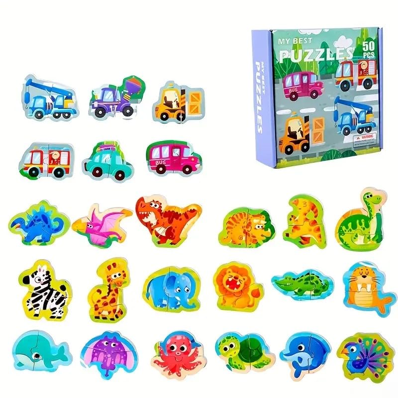 See full amazon price history chart for Tiny Toys 24 Early Leaning 2-Peice Wooden Puzzles (Fun Animal, Fruit,Vegetables,Transport Shapes) - First Montessori/Learning Puzzles 2-4 Year Old Boys Girls Puzzles (Blue Box) Tiny Toys 24 Early Leaning 2-Peice Wooden Puzzles (Fun Animal, Fruit,Vegetables,Transport Shapes) - First Montessori/Learning Puzzles 2-4 Year Old Boys Girls Puzzles (Blue Box) (B0CPDMD6QT) Amazon Price History, Amazon Price Tracker