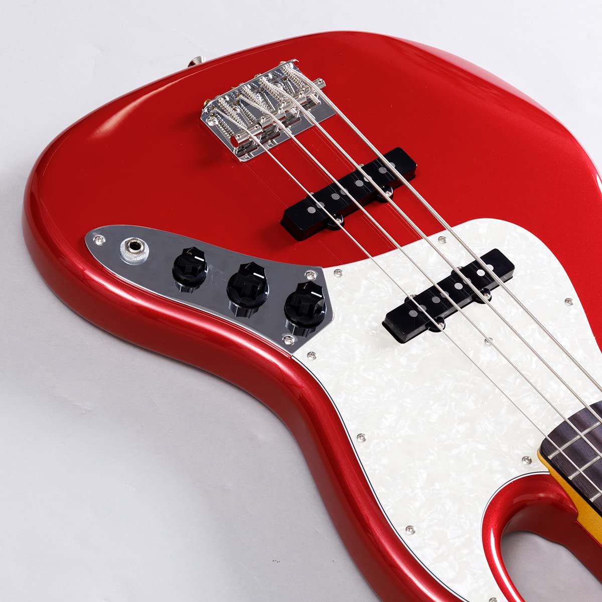 Amazon | HISTORY HJB-Standard MRD Metallic Red 国産エレキベース