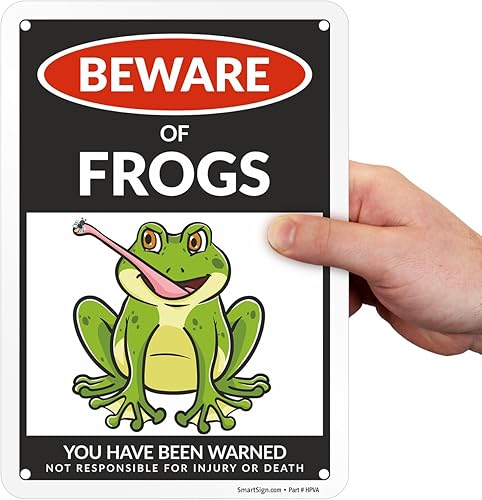 Miniatura 16 de SmartSign Divertido letrero de advertencia con texto en inglés «Beware Of Guinea Pigs – 10 x 7 pulgadas, aluminio laminado libre de óxido de 40 mil