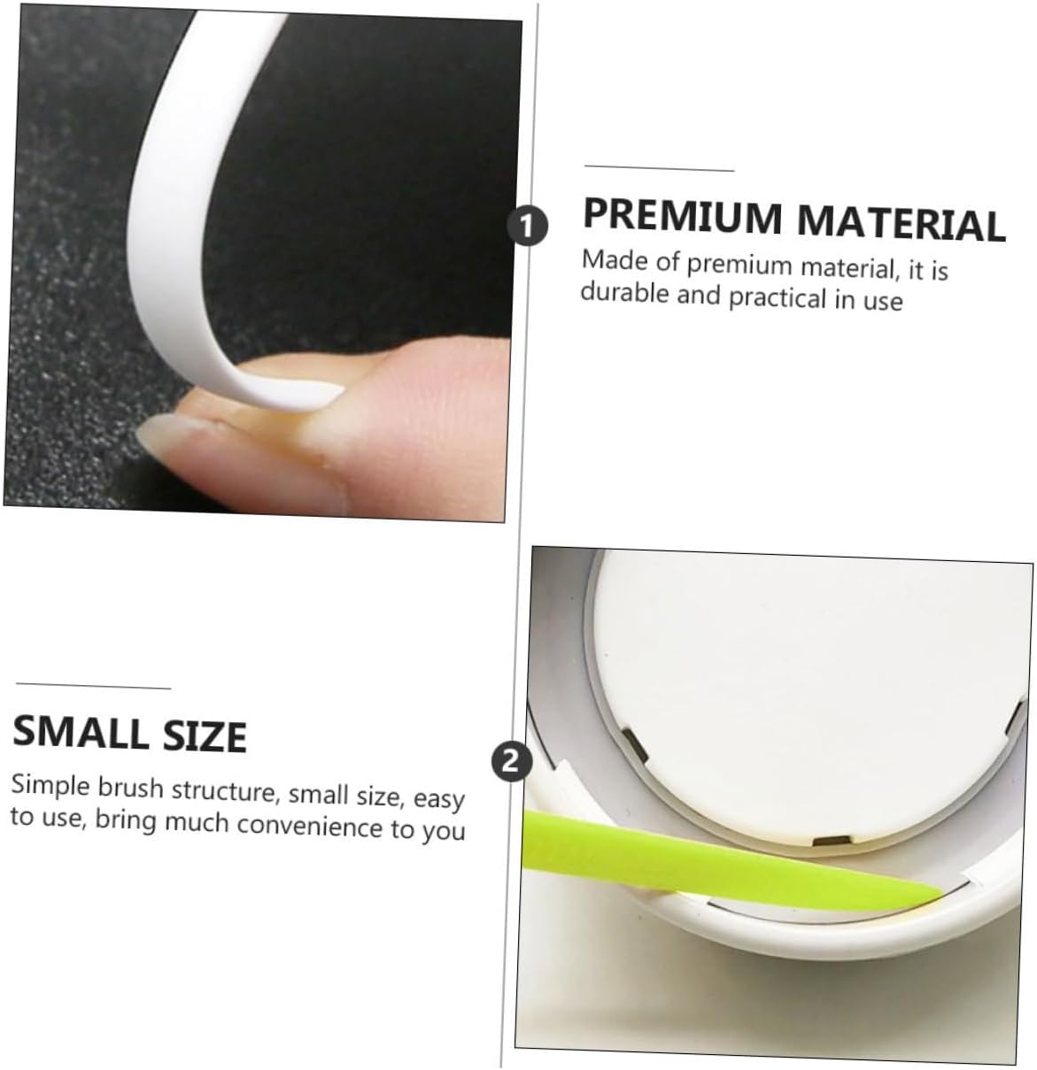 Didiseaon 36pcs Razor Cleaning Brush Sturdy Electric Shaver Brush for Shower Cleaner