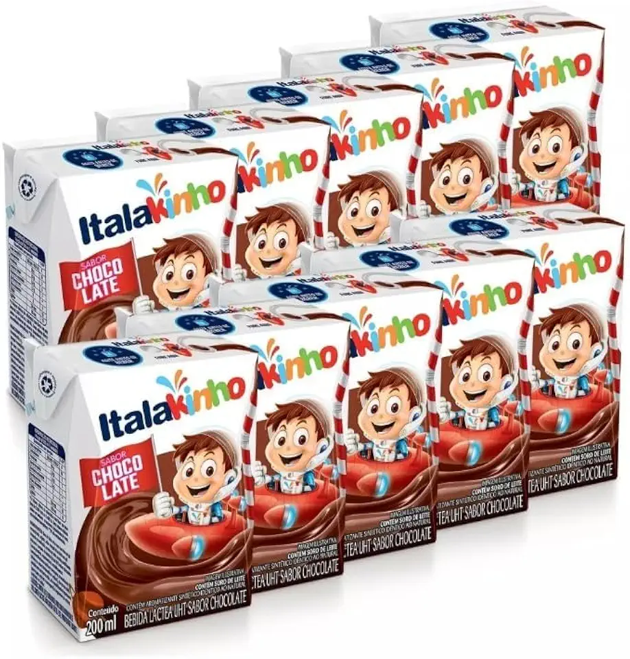 Caixa Italakinho de Chocolate com 24 unidades de 200ml - Italac