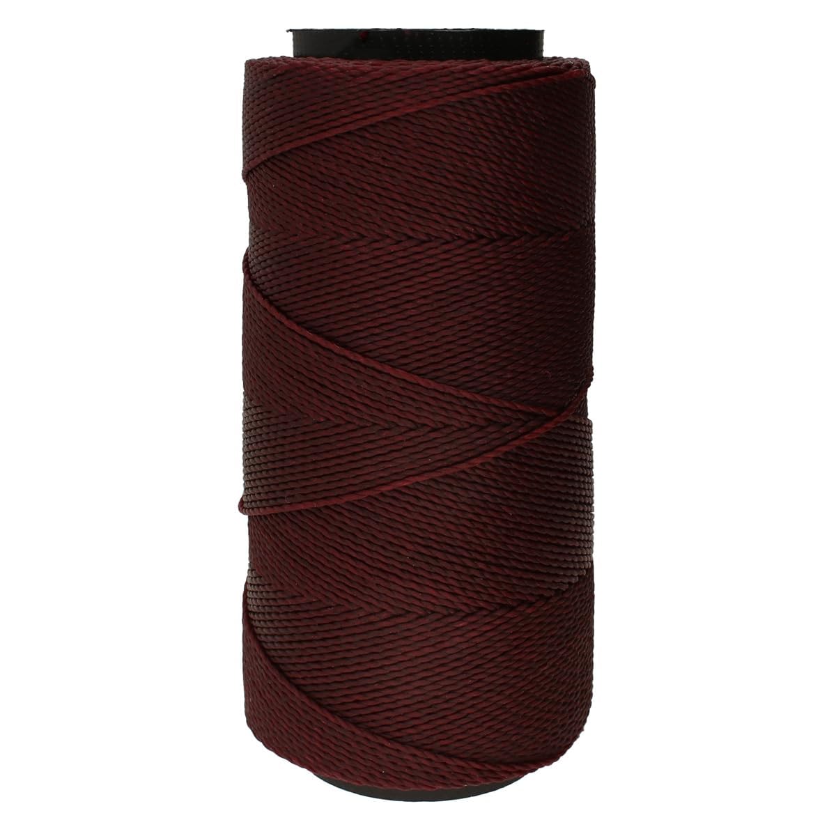 The Beadsmith Węzeł woskowany sznurek poliestrowy, średnica 1 mm, szpula 144 metrów (472 stóp) (bordowa)