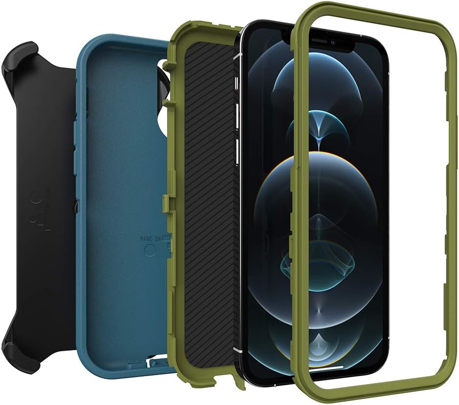 Fеаturеd Prоduсt OTTERBOX DEFENDER SERIES SCREENLESS EDITION Case for iPhone 12 & iPhone 12 Pro - TEAL ME ABOUT IT (GUACAMOLE/CORSAIR)
