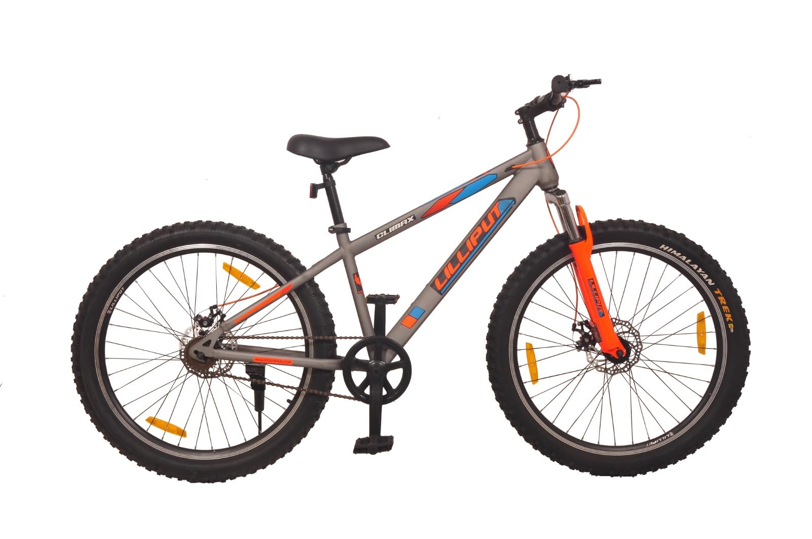 Buy LILIPUT Bikes Climax 26-300 Mountain Bicycle, Front Suspension BCP Fork, Dual Disc Brakes, Dual Alloy Rims, Threadless Handle with ISI Reflector Online at Low Prices in India