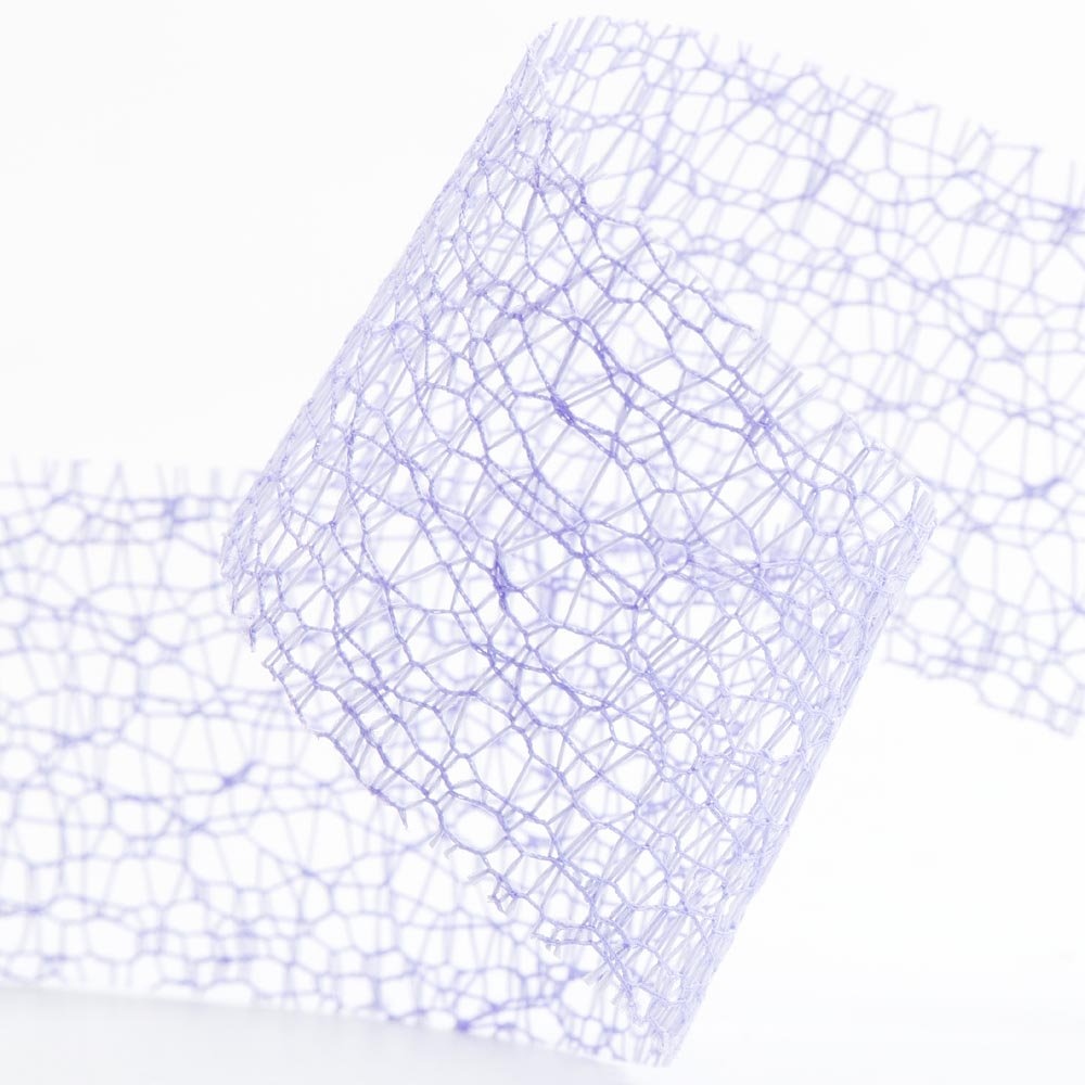 Deco Web Mesh Ribbon 38mm x 20 Metres - Lilac