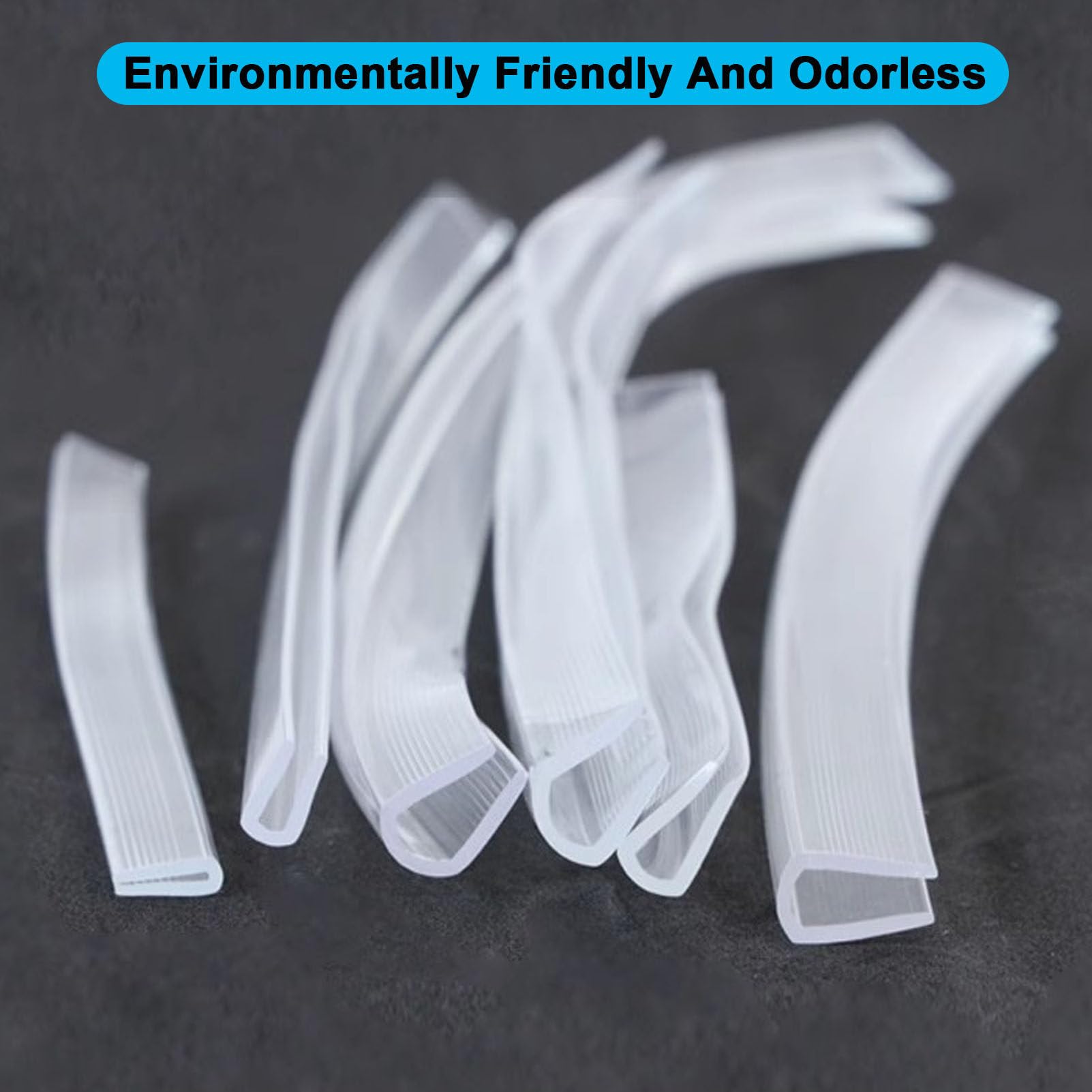 Fundas Decorativas para Muebles, Protectores de Esquinas for bebés, Protectores Adhesivos Suaves y Transparentes for la Seguridad los Muebles, 1-4m(8,4m)