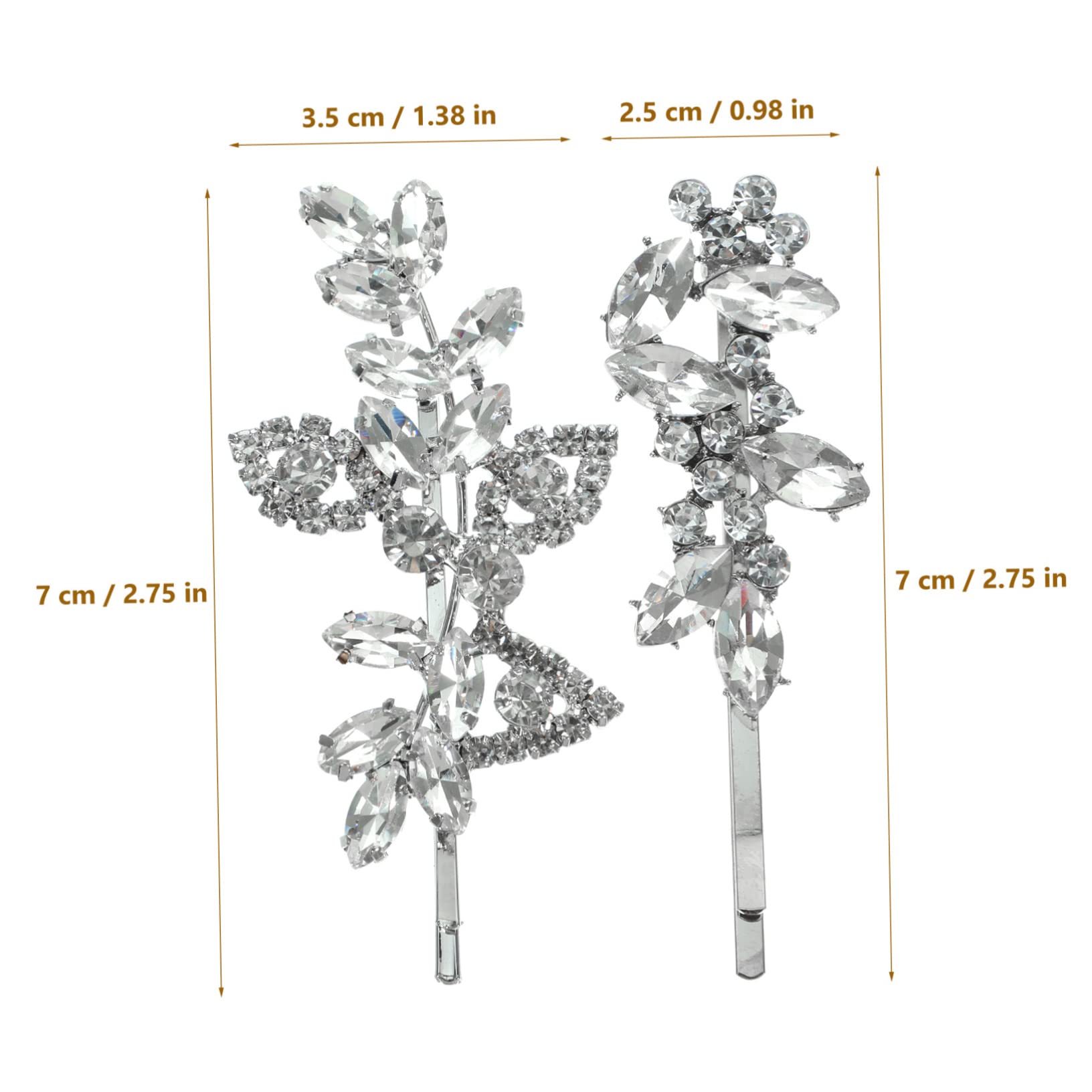 VICASKY 20 Pezzi Fermagli per con Accessori Cerimonia Sposa e Mollette Eleganti per e Ragazze Decorazione Raffinata per Sottili e Spessi Design Resistente e