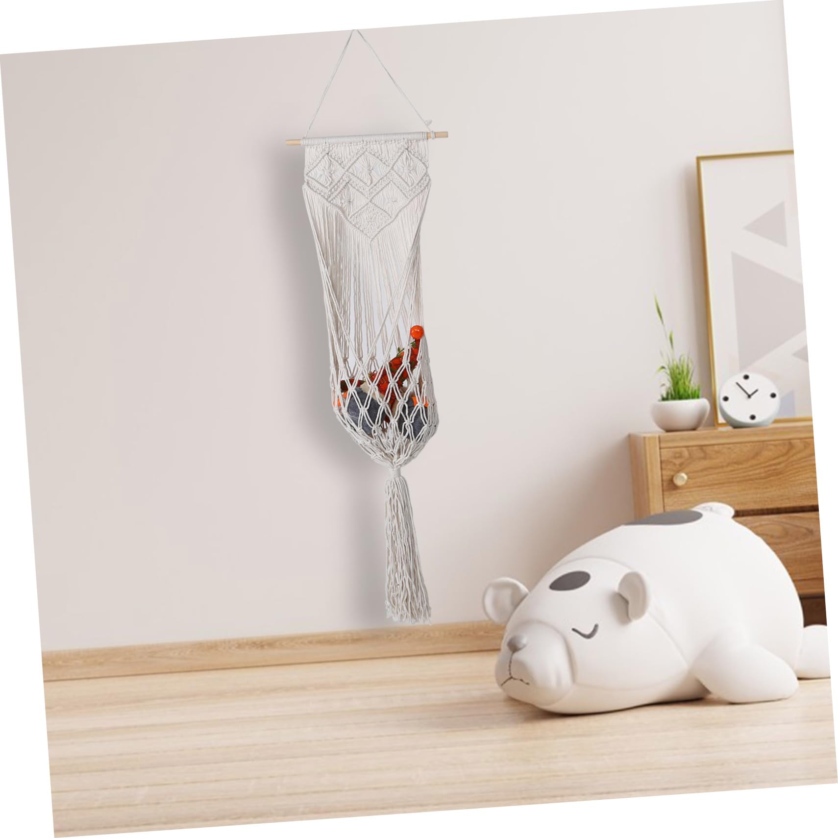 Hängende Spielzeugaufbewahrung Netzhängematte Für Plüschtiere Wandmontage Organizer Für Kinderzimmer Installieren Platzsparendes Design