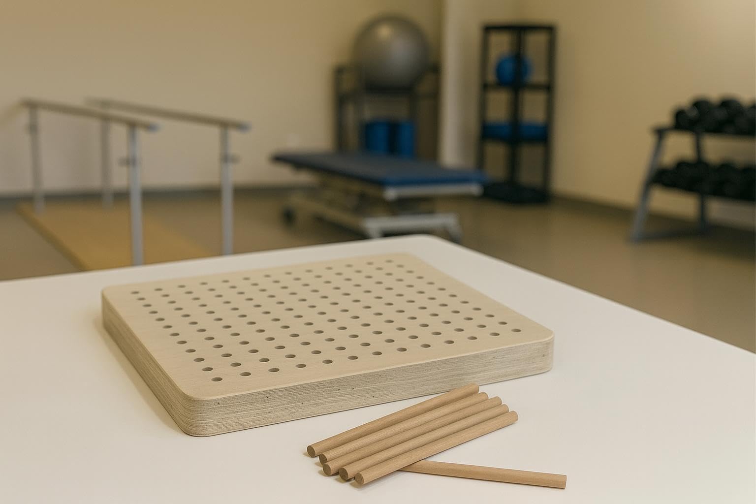Genérico Tabla Canadiense de Rehabilitación para Hombro y Brazo, Movilidad Articular y Ejercicio Terapéutico en Casa, Madera Natural