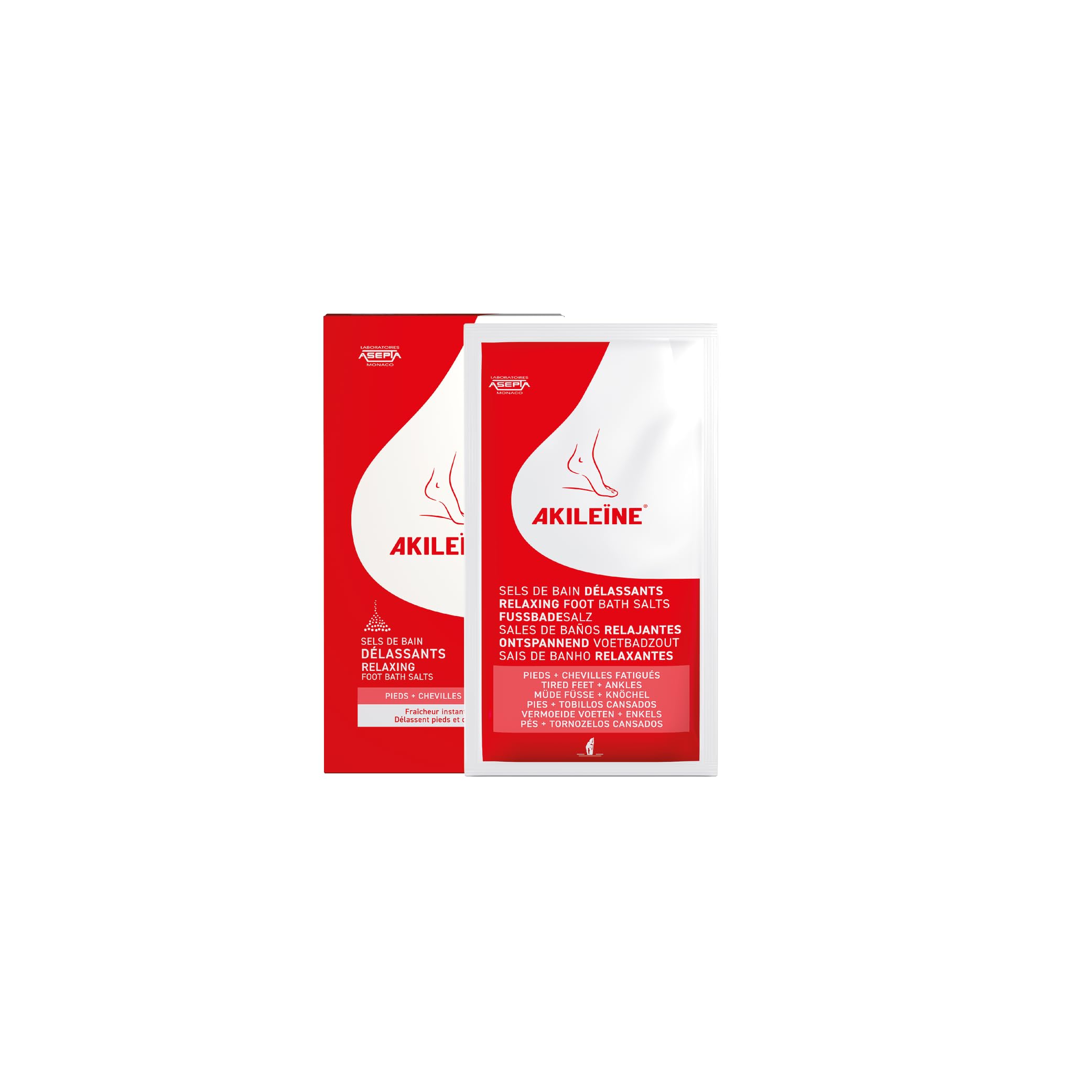 Akileïne Relaxing Foot Bath Salts 2 x 150g